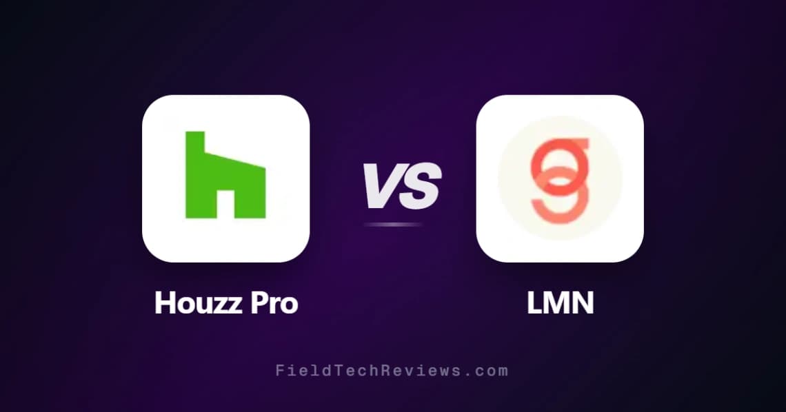 Houzz Pro vs LMN comparison chart - pricing, features, and recommendations for field service professionals