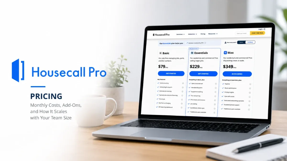 Housecall Pro Pricing: Monthly Costs, Add-Ons, and How It Scales with Your Team Size