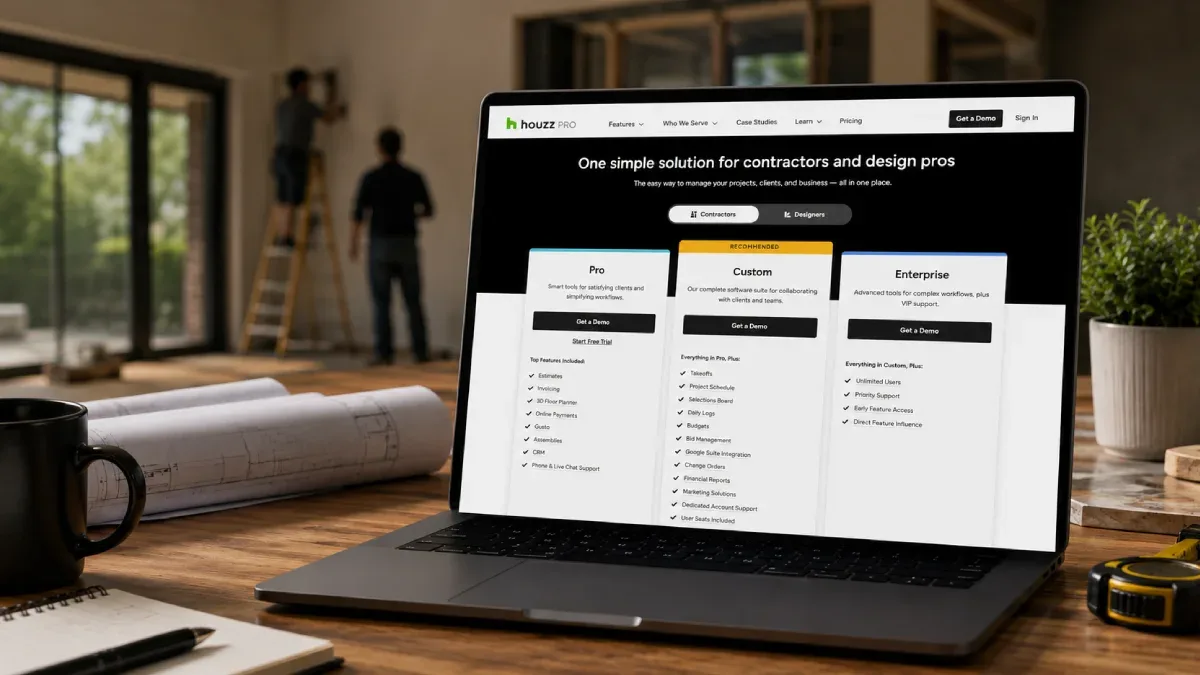 Houzz Pro Pricing for Contractors: Marketing, CRM, and Estimating Costs in One Stack