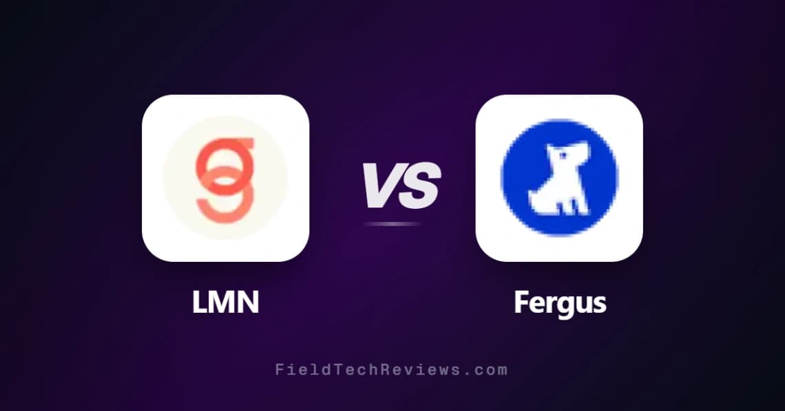 LMN vs Fergus comparison chart - pricing, features, and recommendations for field service professionals