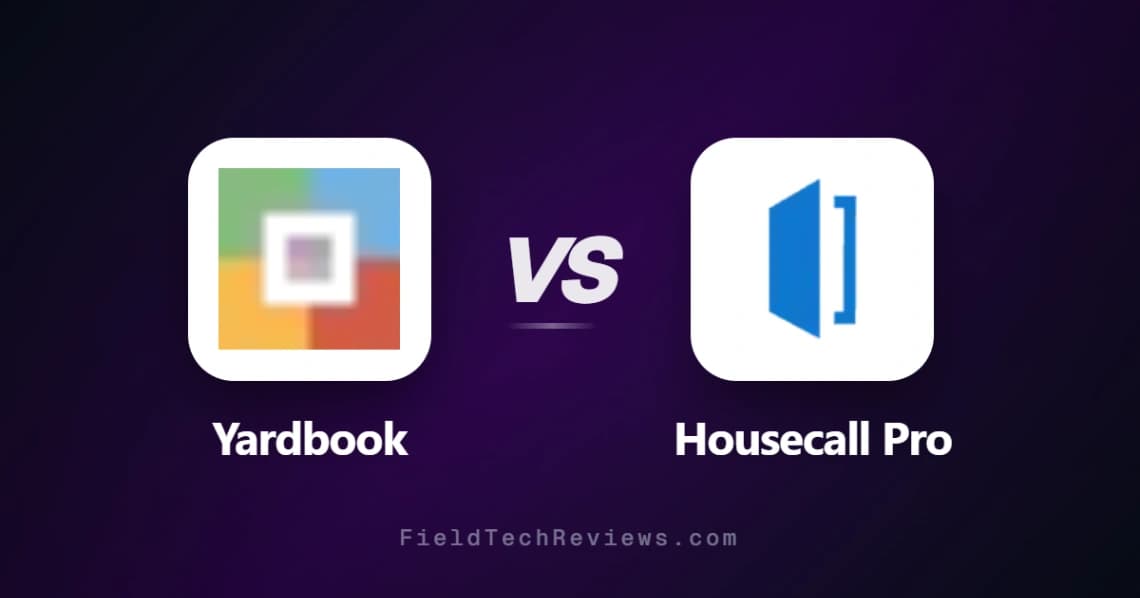 Yardbook vs Housecall Pro comparison chart - pricing, features, and recommendations for field service professionals