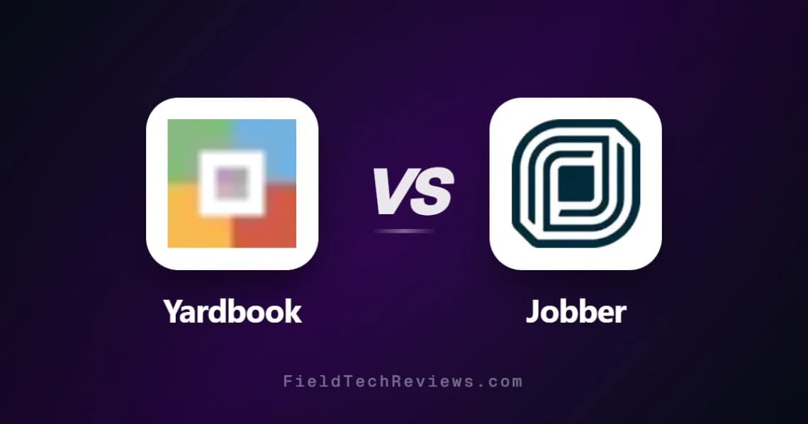 Yardbook vs Jobber comparison chart - pricing, features, and recommendations for field service professionals